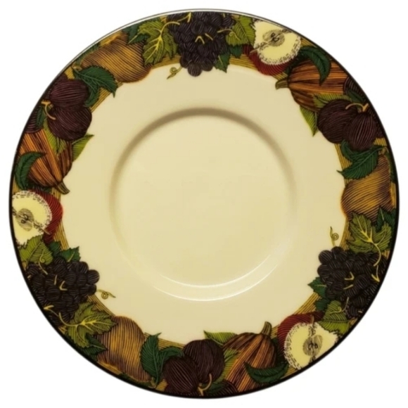 1 Vtg 93 Coffee Tea Hot Chocolate Saucer China Dansk Cornucopia Mint - Picture 1 of 5